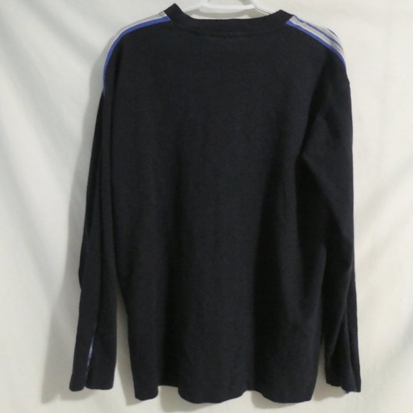 AEROPOSTALE | medium | striped long sleeve pullover shirt | slit / side vents - Picture 2 of 12